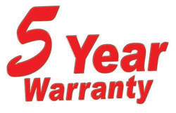 Five Year Warranty Five Year Warranty